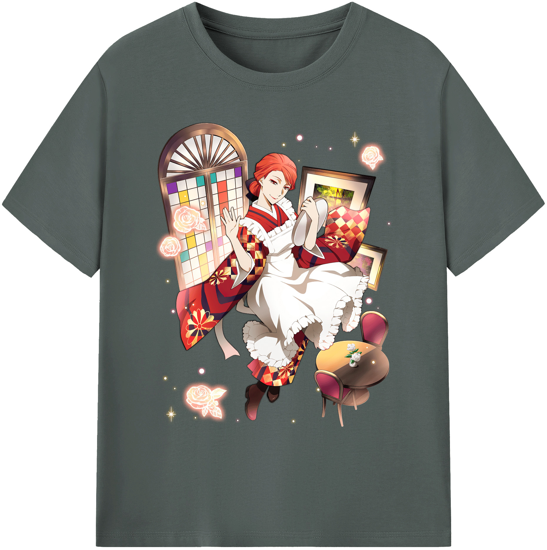 （画像用） 文豪ストレイドッグス Bungo Stray Dogs 綿100％ メンズ半袖Tシャツ｜肌触りやわらか＆通気性
